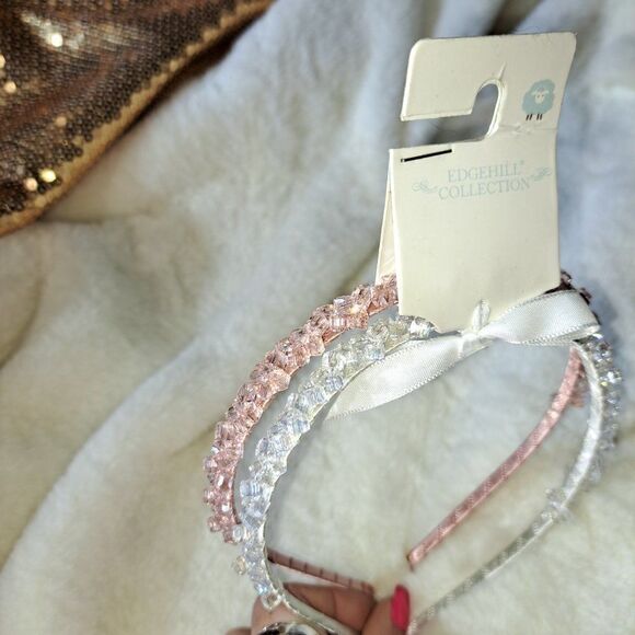 NWT Edgehill Collection Crystal Headband 2pk - Picture 7 of 10